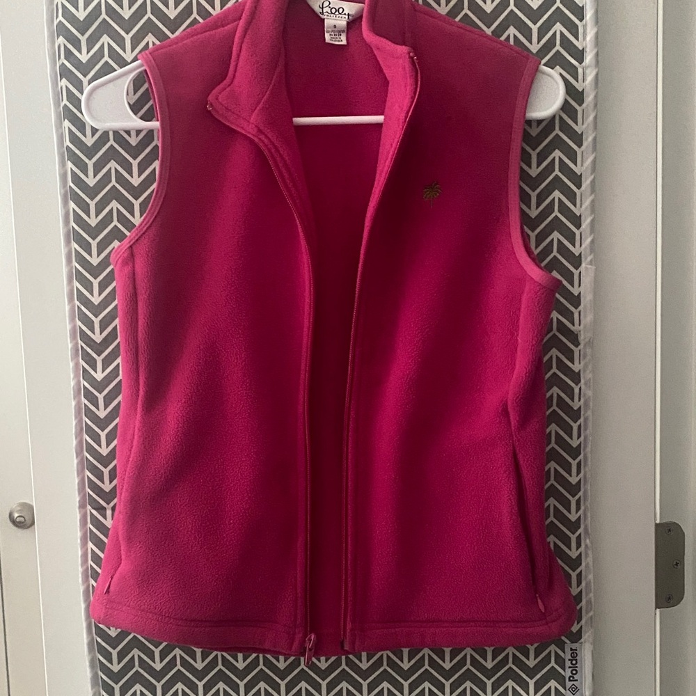 Lilly Pulitzer Fleece Vest Size S